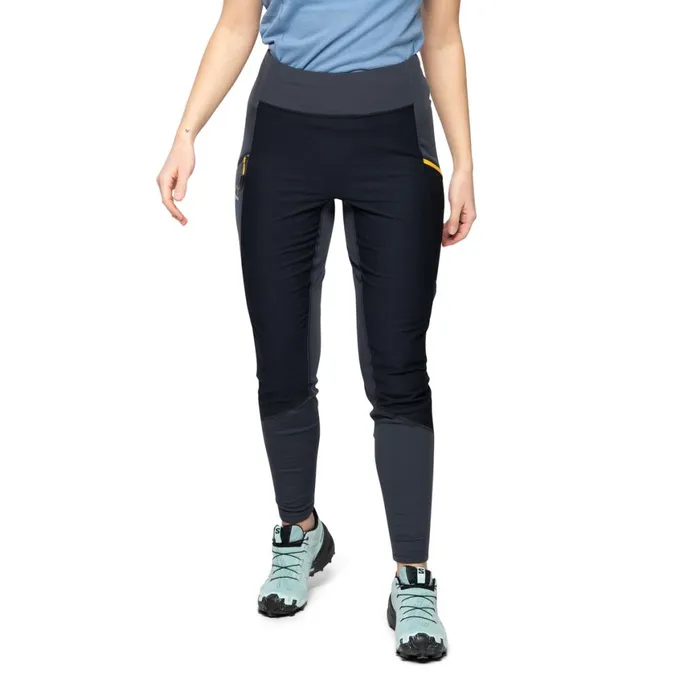 Women Bergans Of Norway Hiking Pants Y Lightline Fast Winter Tights Dark Shadow Grey Black Women Bergans Of Norway Hiking Pants Y Lightline Fast Winter Tights Dark Shadow Grey Black