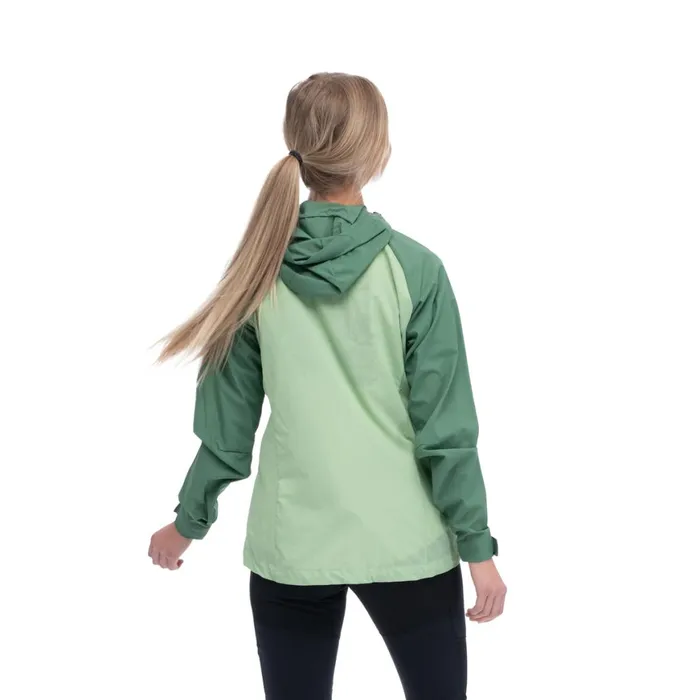 Women Bergans Of Norway Softshell Jackets Skar Light Windbreaker Jacket Light Jade Green Dark Jade Green