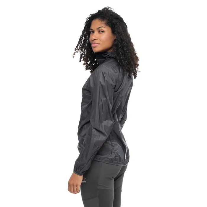 Women Bergans Of Norway Softshell Jackets Y Lightline Pure Windbreaker Jacket Dark Shadow Grey