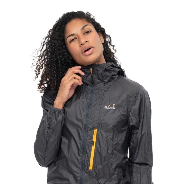Women Bergans Of Norway Softshell Jackets Y Lightline Pure Windbreaker Jacket Dark Shadow Grey
