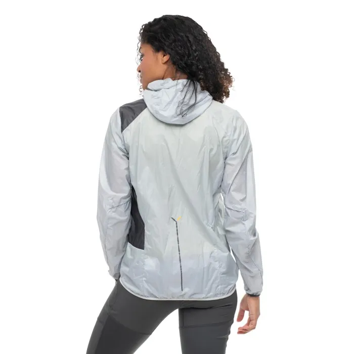 Women Bergans Of Norway Softshell Jackets Y Lightline Pure Windbreaker Jacket Pearl Grey Dark Shadow Grey