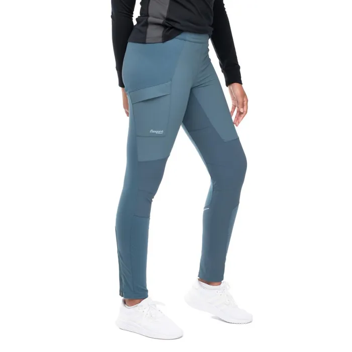 Women Bergans Of Norway Softshell Pants Flyen Original Tight Pants Orion Blue