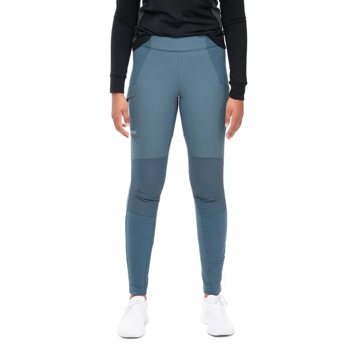 Women Bergans Of Norway Softshell Pants Flyen Original Tight Pants Orion Blue