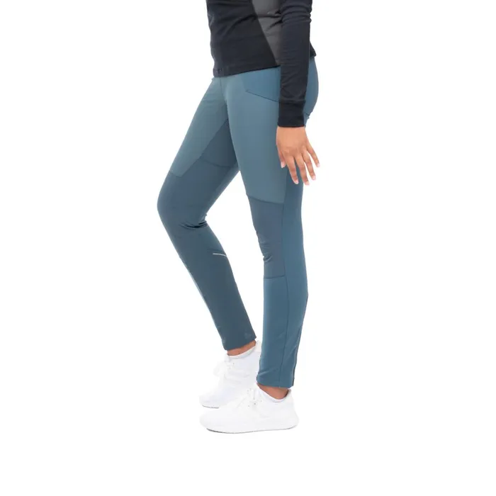 Women Bergans Of Norway Softshell Pants Flyen Original Tight Pants Orion Blue