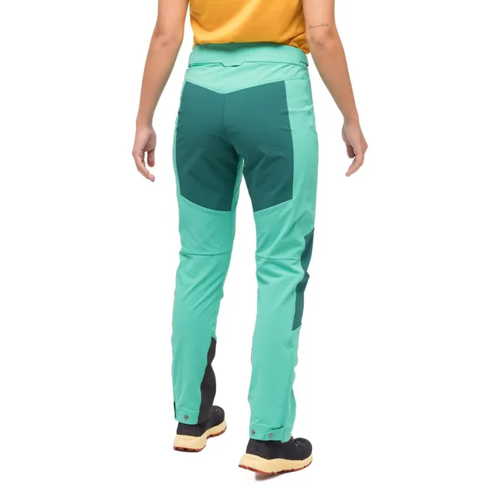 Women Bergans Of Norway Softshell Pants Tind Softshell Pants Light Malachite Green Malachite Green