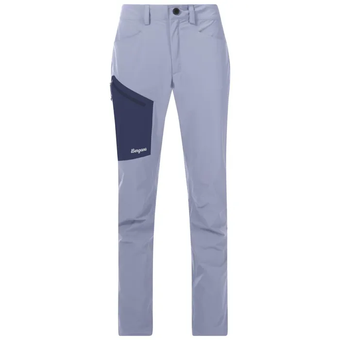Women Bergans Of Norway Softshell Pants Vaagaa Light Softshell Pants Husky Blue Navy Blue