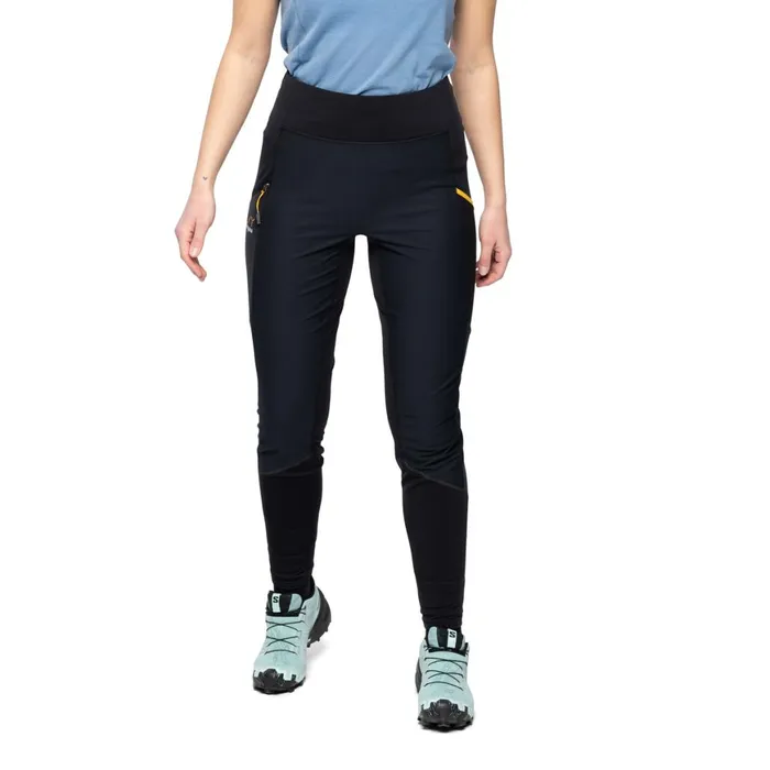 Women Bergans Of Norway Softshell Pants Y Lightline Fast Winter Tights Black