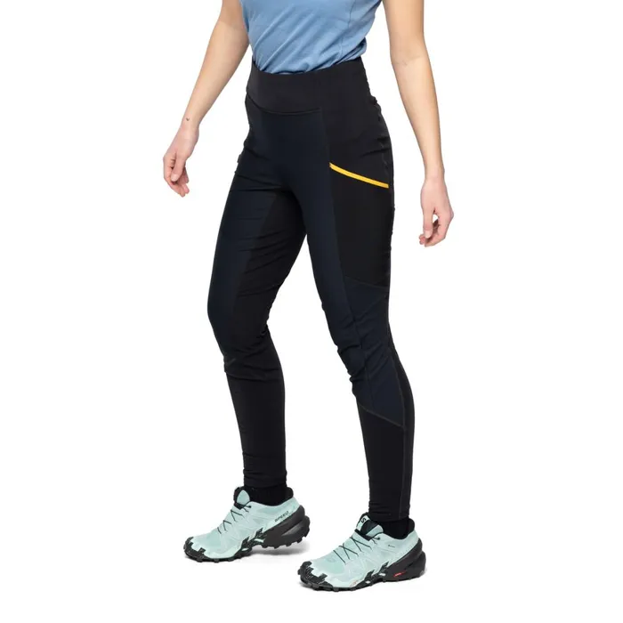 Women Bergans Of Norway Softshell Pants Y Lightline Fast Winter Tights Black