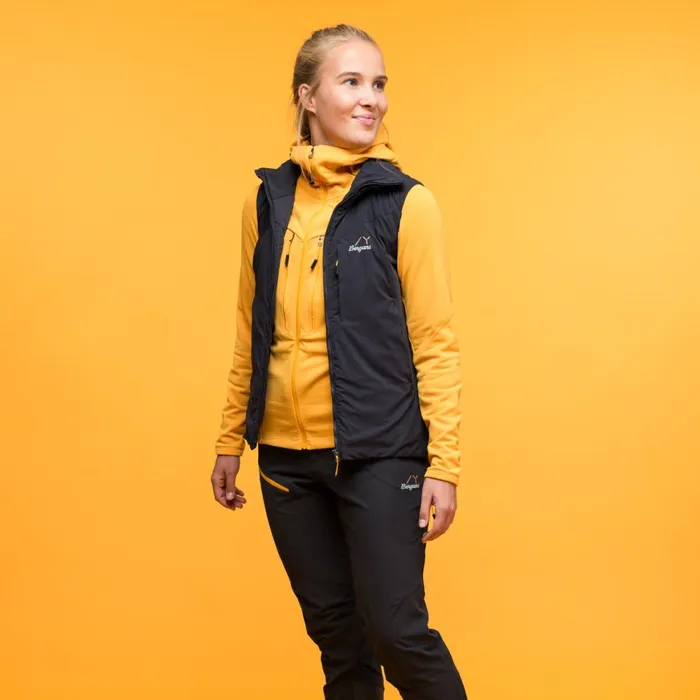 Women Bergans Of Norway Vests Y Mountainline Light Insulated Air Vest Dark Shadow Grey