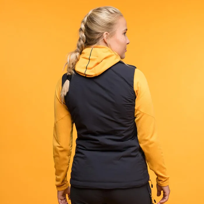 Women Bergans Of Norway Vests Y Mountainline Light Insulated Air Vest Dark Shadow Grey
