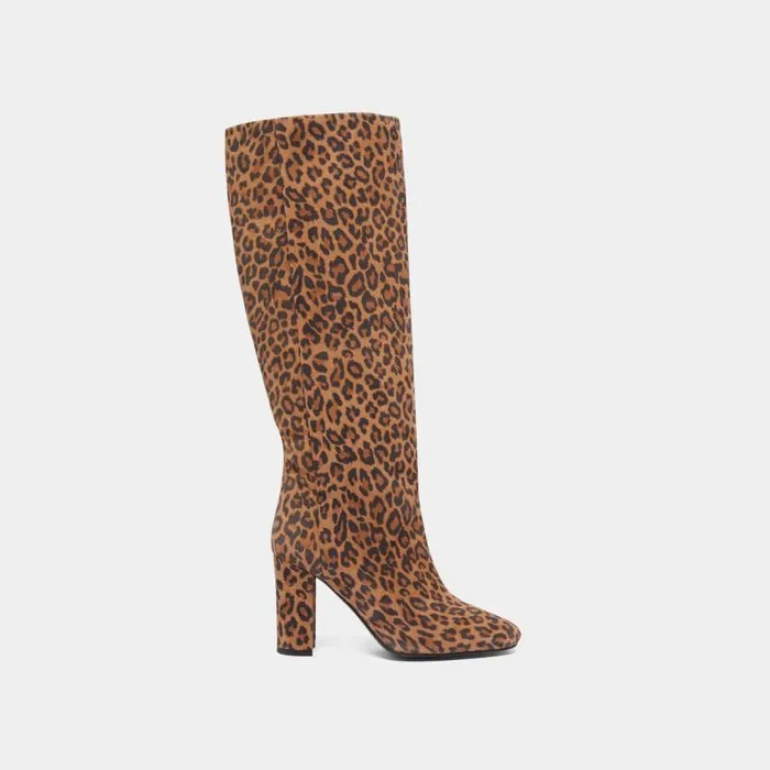 Women Boots With Heels And Pointed Toes Leopard JONAK 60 Years