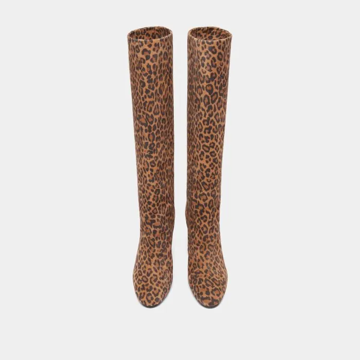 Women Boots With Heels And Pointed Toes Leopard JONAK 60 Years