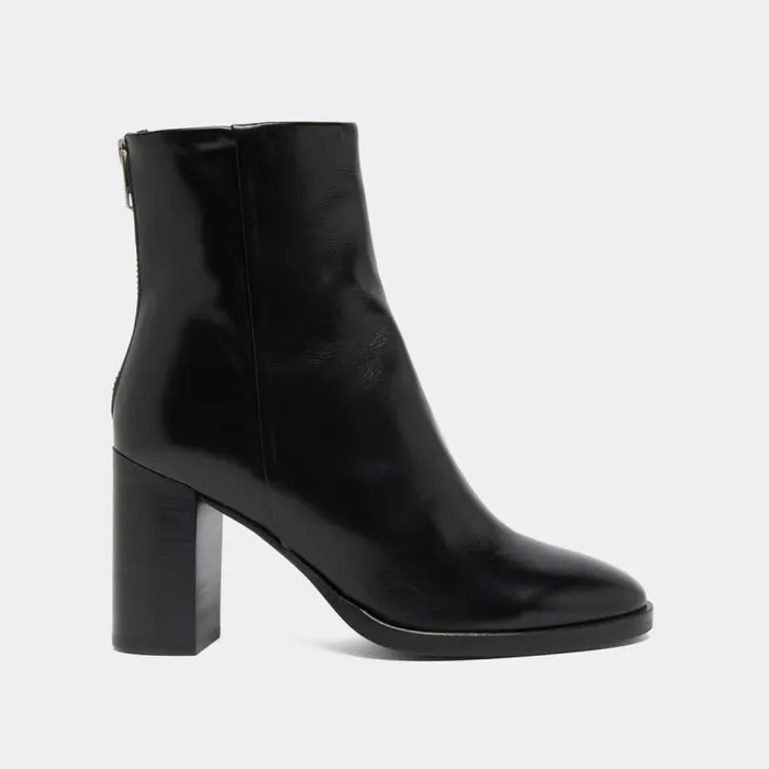 Women Boots With Heels Black JONAK Ankle Boots Lowboots