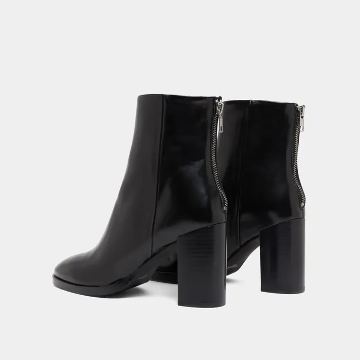 Women Boots With Heels Black JONAK Ankle Boots Lowboots