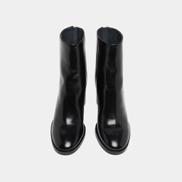 Women Boots With Heels Black JONAK Ankle Boots Lowboots