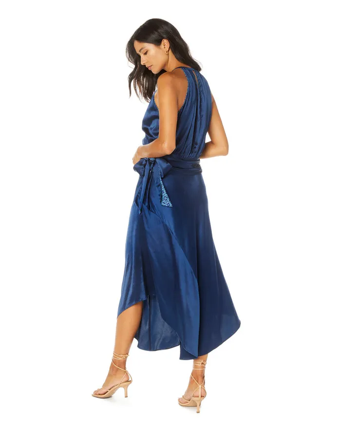 Women Bottoms Robert Graham SIVAN SKIRT Navy