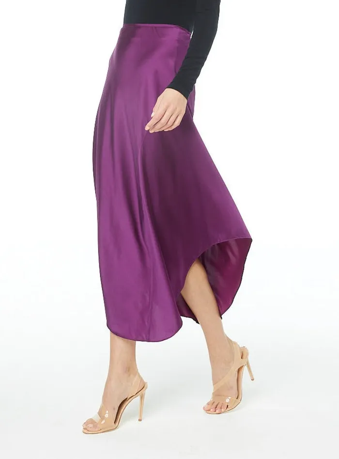 Women Bottoms Robert Graham SIVAN SKIRT Purple