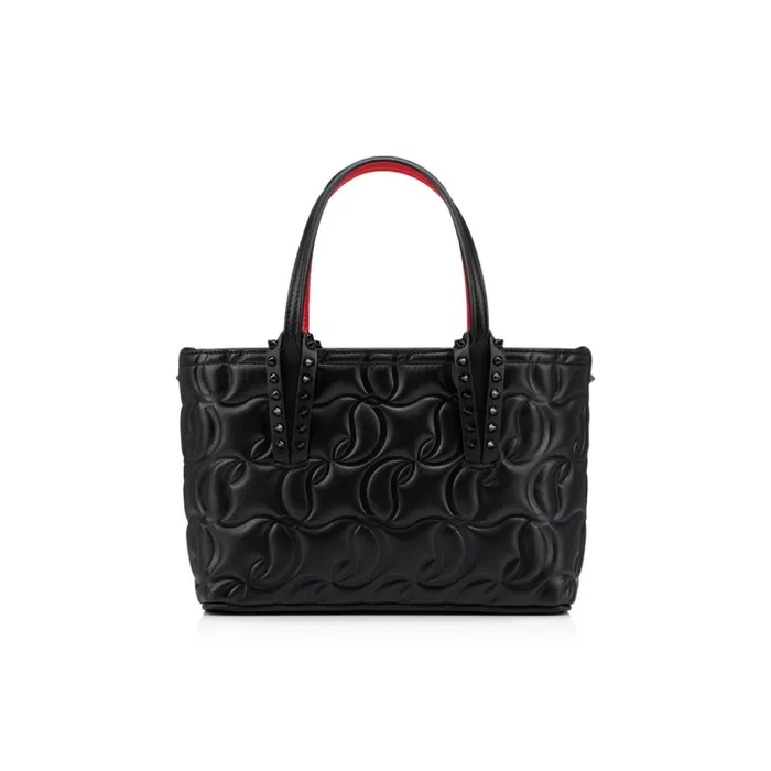 Women Cabata Mini Tote Bag 8211 Nappa Leather 8211 Black Christian Louboutin Shoulder Bags