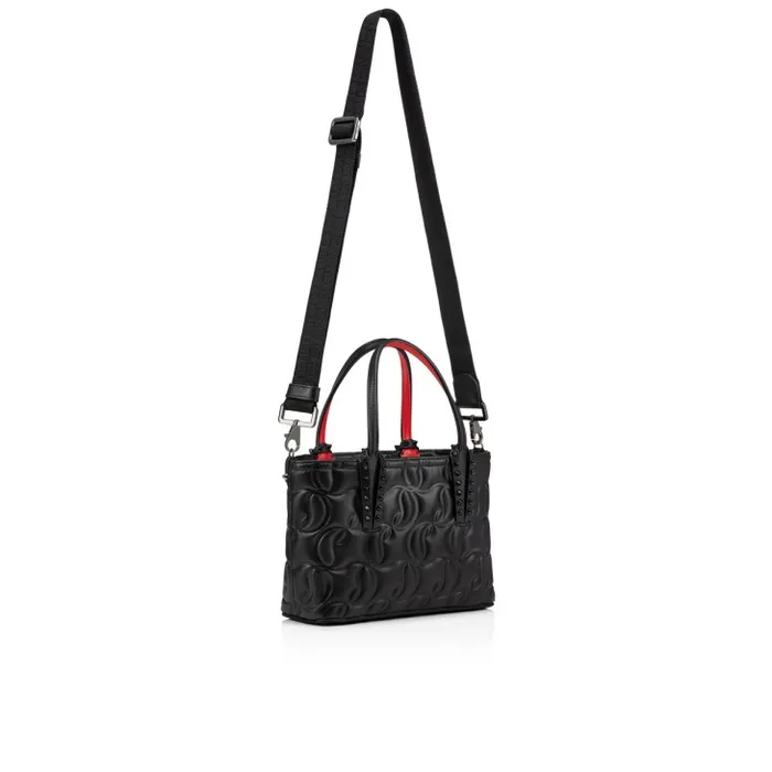 Women Cabata Mini Tote Bag 8211 Nappa Leather 8211 Black Christian Louboutin Shoulder Bags