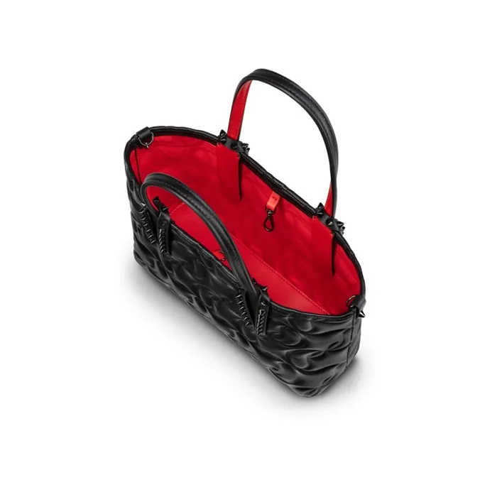 Women Cabata Mini Tote Bag 8211 Nappa Leather 8211 Black Christian Louboutin Shoulder Bags