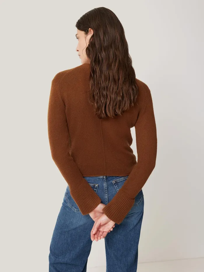 Women Cloud Cashmere Eldon Jumper Toffee Jigsaw Knitwear and Cashmere