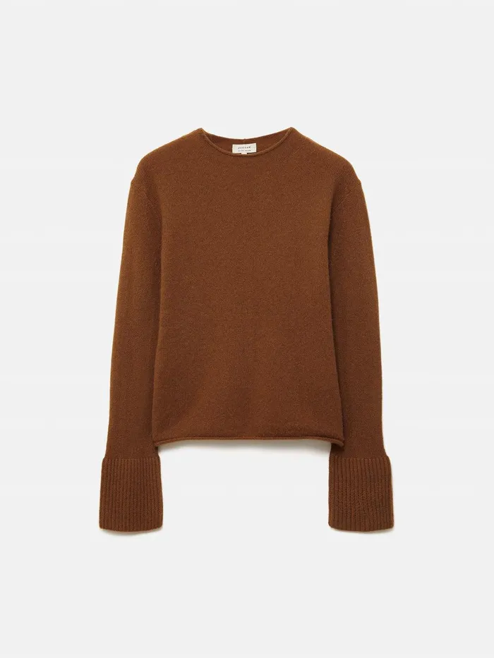 Women Cloud Cashmere Eldon Jumper Toffee Jigsaw Knitwear and Cashmere