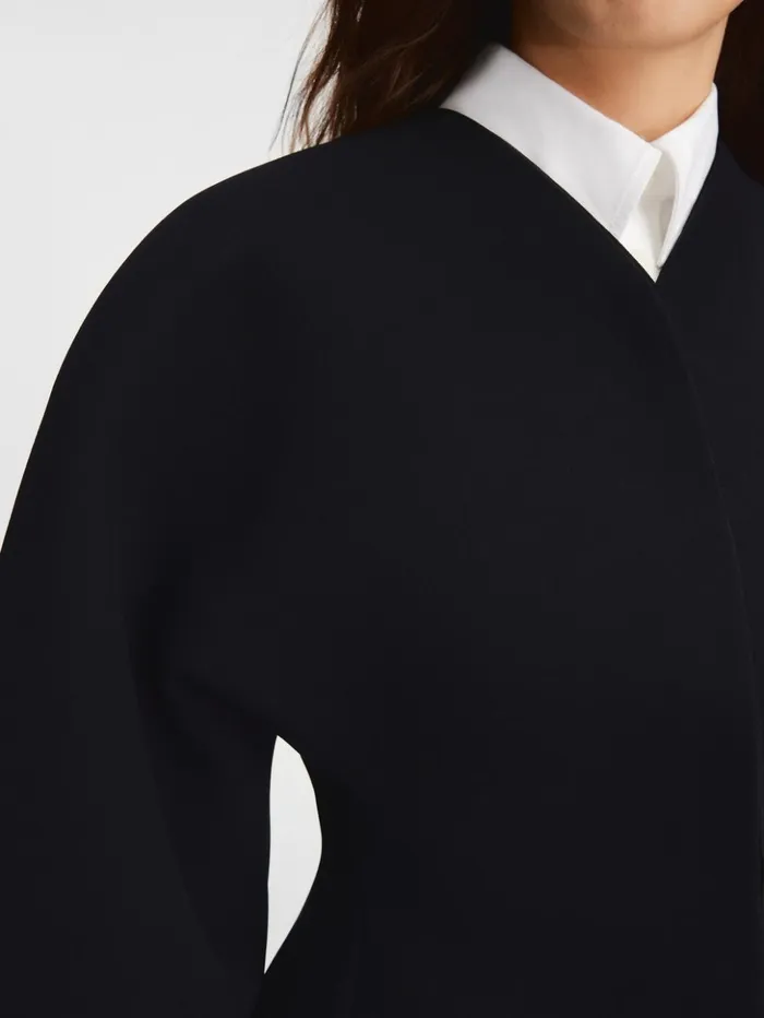 Women Coats and Jackets JACQUEMUS The Ovalo Jacket Black Women Coats and Jackets JACQUEMUS The Ovalo Jacket Black