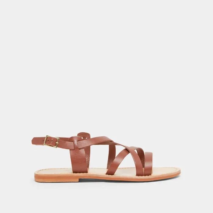 Women Cognaccoloured Sandals Cognac JONAK Beach Sandals