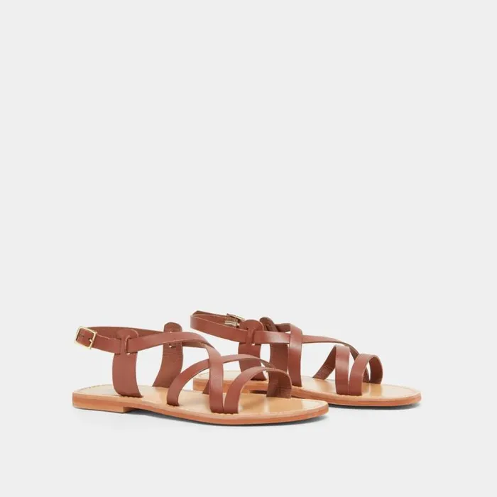 Women Cognaccoloured Sandals Cognac JONAK Beach Sandals