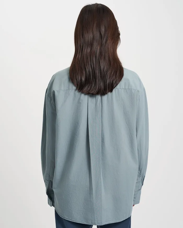 Women Colorfulstandard Organic Oversized Shirt 8211 Lava Grey Shirts