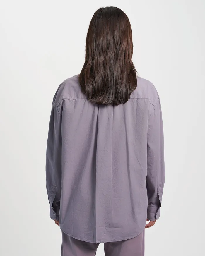 Women Colorfulstandard Organic Oversized Shirt 8211 Purple Haze Shirts