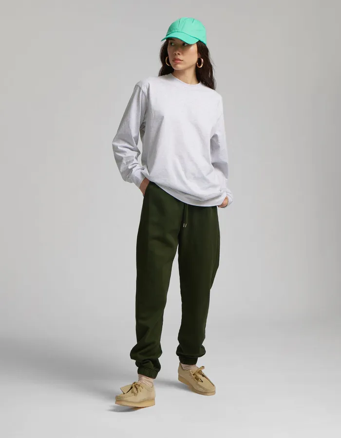 Women Colorfulstandard Oversized Organic LS TShirt 8211 Faded Black Long Sleeve Tops