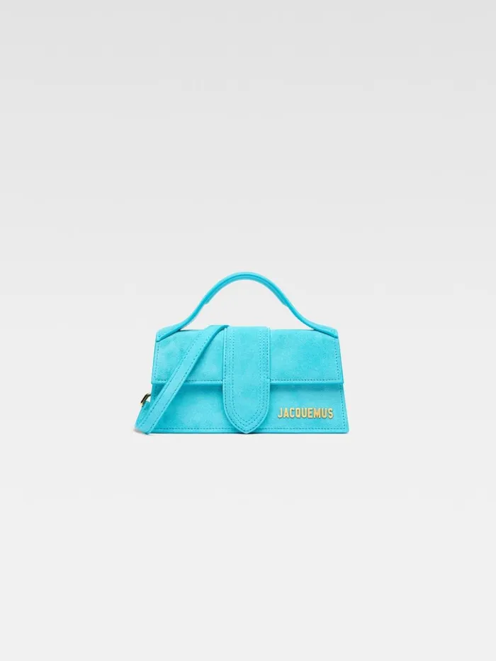 Women Crossbody and Handbags JACQUEMUS The Bambino Light Turquoise