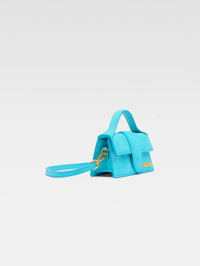 Women Crossbody and Handbags JACQUEMUS The Bambino Light Turquoise Women Crossbody and Handbags JACQUEMUS The Bambino Light Turquoise