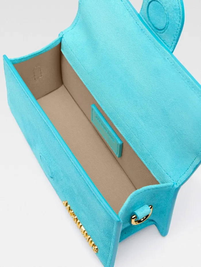 Women Crossbody and Handbags JACQUEMUS The Bambino Light Turquoise Women Crossbody and Handbags JACQUEMUS The Bambino Light Turquoise