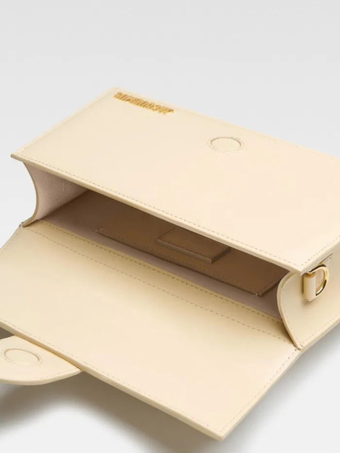 Women Crossbody and Handbags JACQUEMUS The Large Bambino Ivory Women Crossbody and Handbags JACQUEMUS The Large Bambino Ivory