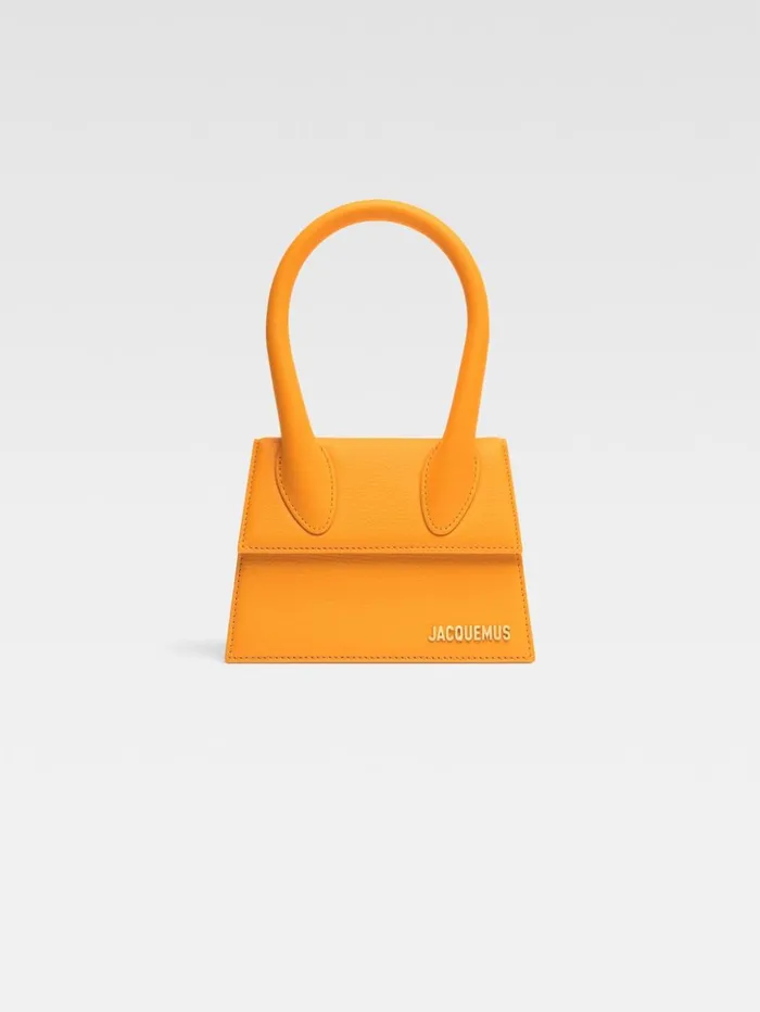 Women Crossbody and Handbags JACQUEMUS The Medium Chiquito Dark Orange