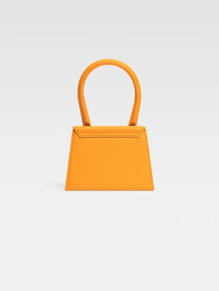 Women Crossbody and Handbags JACQUEMUS The Medium Chiquito Dark Orange Women Crossbody and Handbags JACQUEMUS The Medium Chiquito Dark Orange