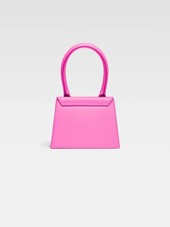 Women Crossbody and Handbags JACQUEMUS The Medium Chiquito Pink Women Crossbody and Handbags JACQUEMUS The Medium Chiquito Pink