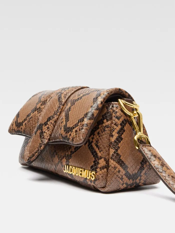 Women Crossbody and Handbags JACQUEMUS The Small Bambimou Light Brown Women Crossbody and Handbags JACQUEMUS The Small Bambimou Light Brown