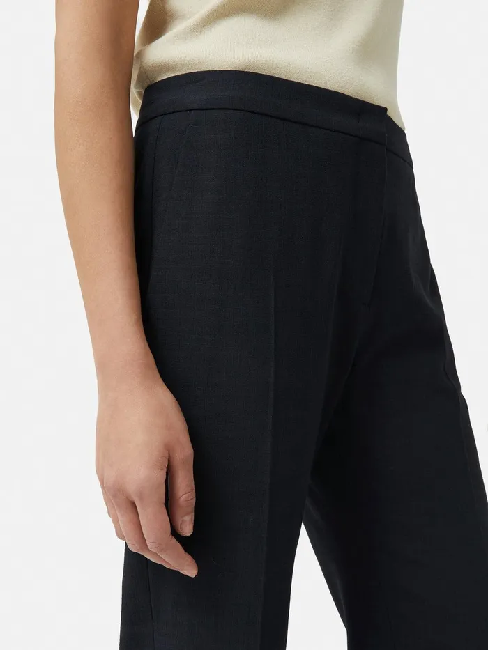 Women Crosshatch Mason Trouser Navy Jigsaw Suits and Tailoring