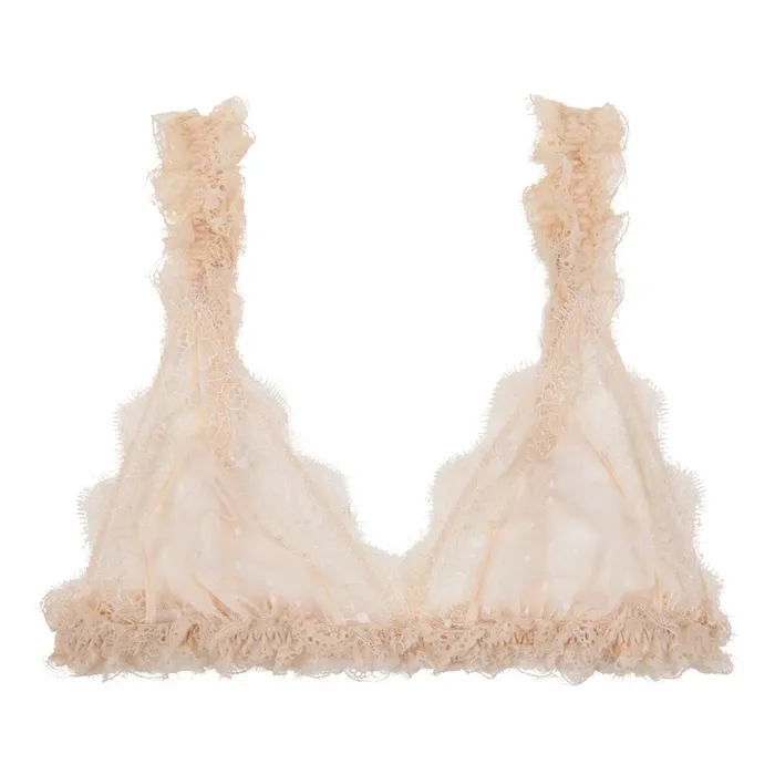 Women Cup A To D Love Stories Love Lace Bralette Off White