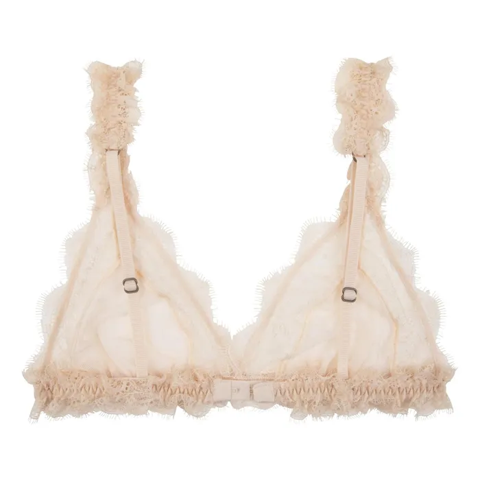 Women Cup A To D Love Stories Love Lace Bralette Off White