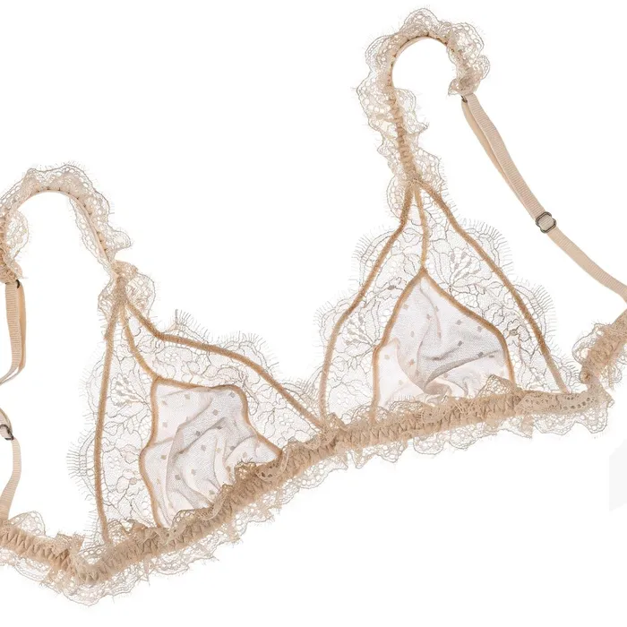 Women Cup A To D Love Stories Love Lace Bralette Off White