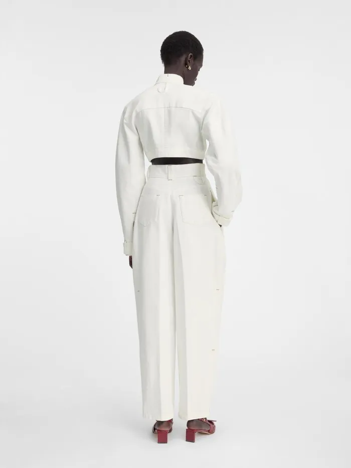 Women Denim JACQUEMUS The Curzio DeNmes Denim Pants Offwhite