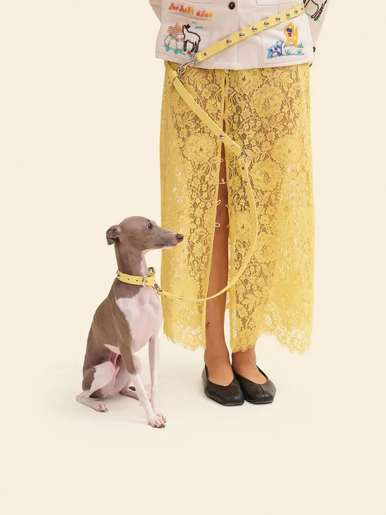 Women Dog Stud Leash Butter Pet Lisa Says Gah