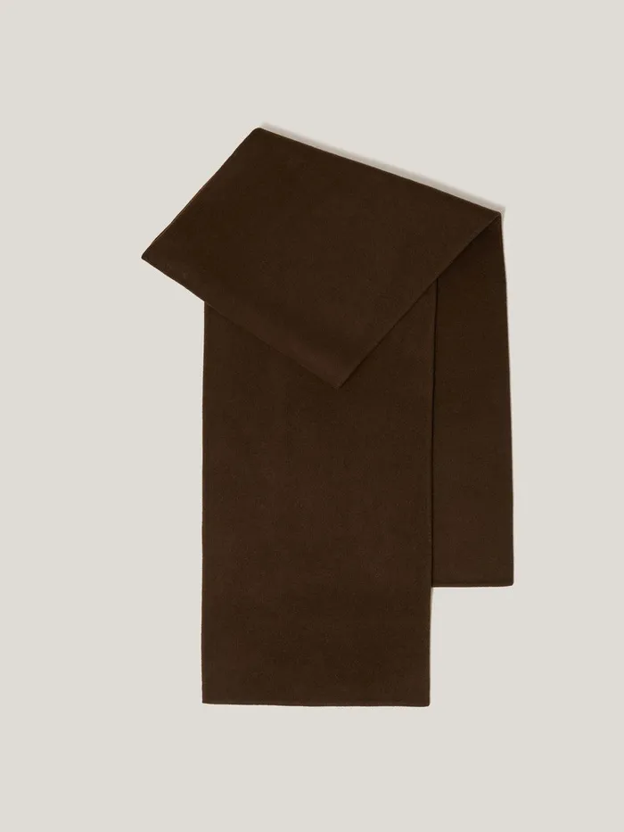 Women Double Faced Woven Scarf Chocolate Jigsaw Ponchos and Scarves