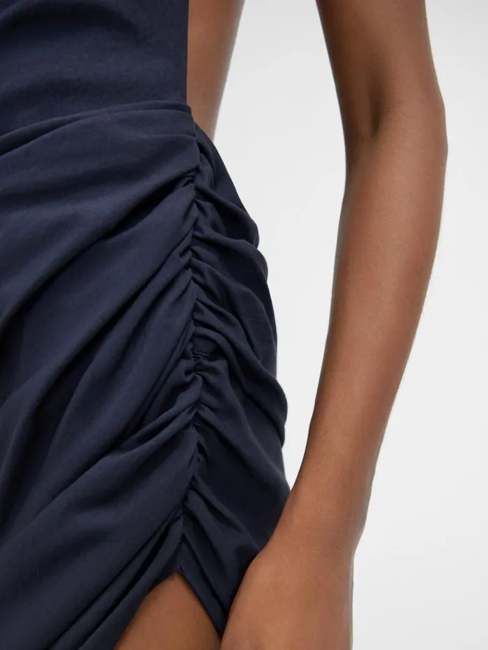 Women Dresses and Skirts JACQUEMUS The Saudade Dress Dark Navy Women Dresses and Skirts JACQUEMUS The Saudade Dress Dark Navy