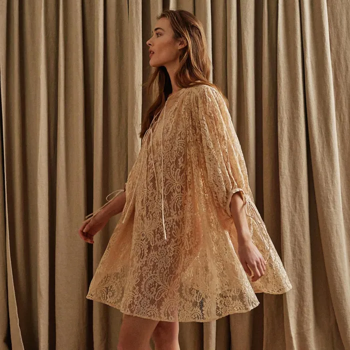 Women Dresses Love Stories Merci Long Dress Off White