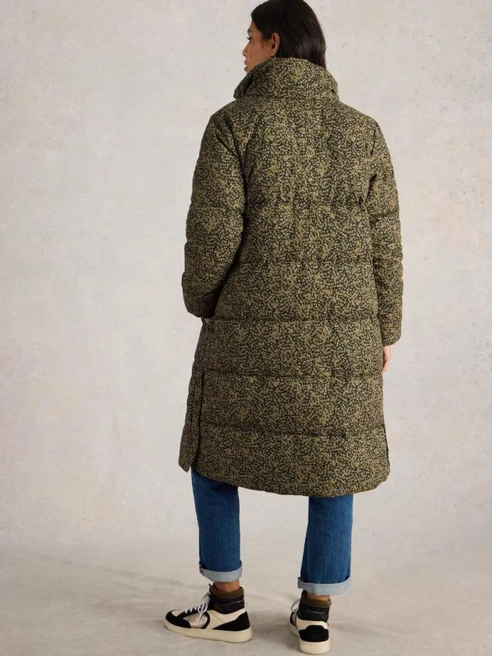 Women Elyse Quilted Coat Black Print White Stuff Coats and Jackets Women Elyse Quilted Coat Black Print White Stuff Coats and Jackets